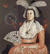 Rufus Hathaway Lady with Her Pets oil painting
